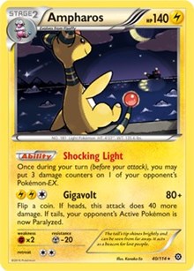 Ampharos (XY Steam Siege) (40) [Deck Exclusives] - Deck Out Gaming