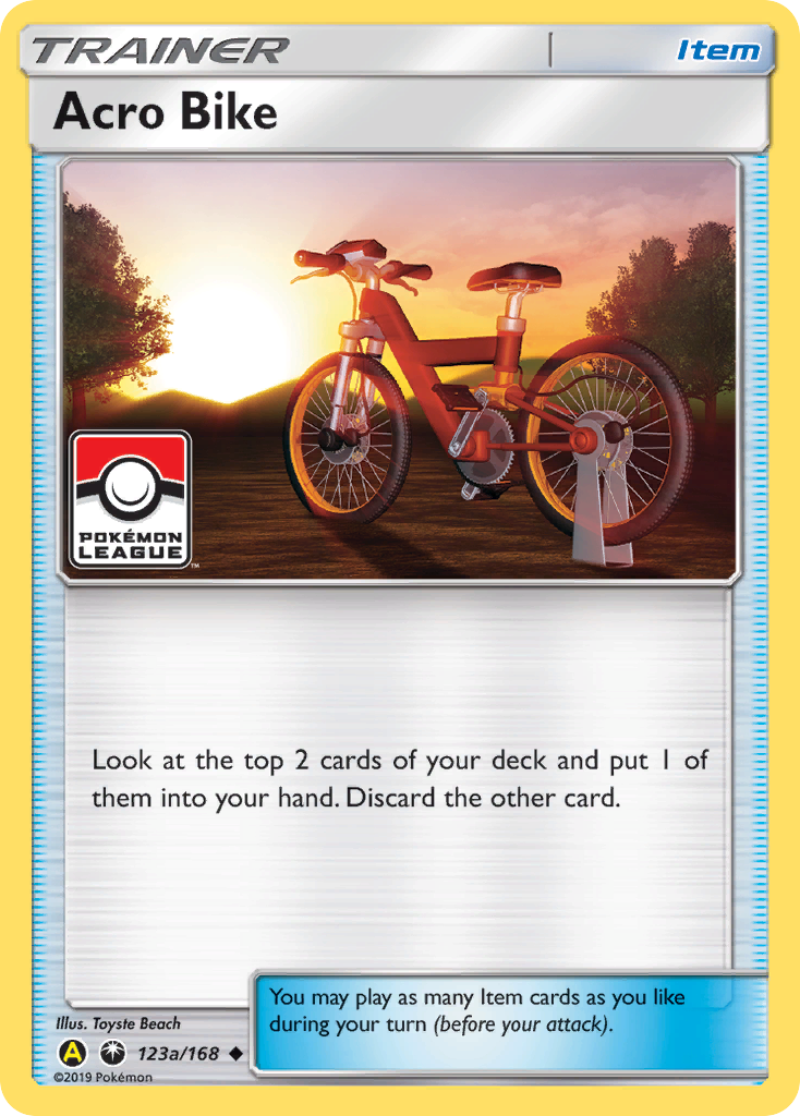 Acro Bike - 123a/168 (League Promo) (123a/168) [SM - Celestial Storm] - Deck Out Gaming