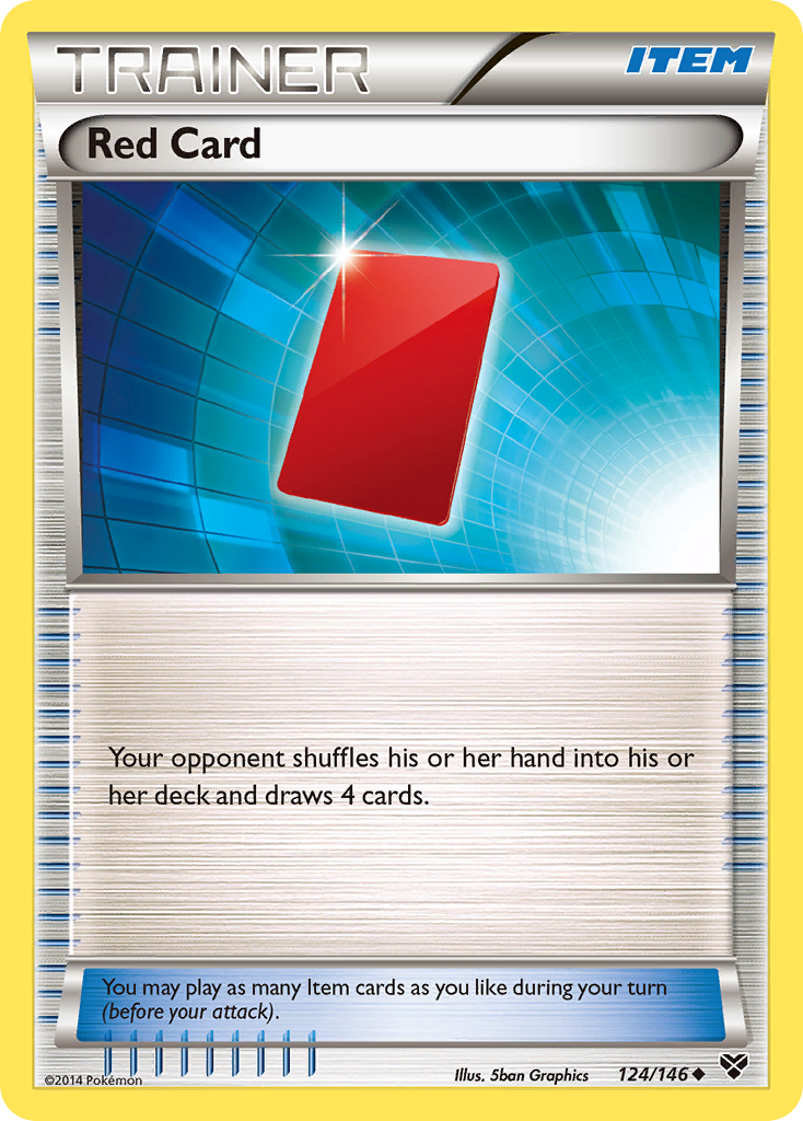 Red Card (124) [XY Base Set] - Deck Out Gaming