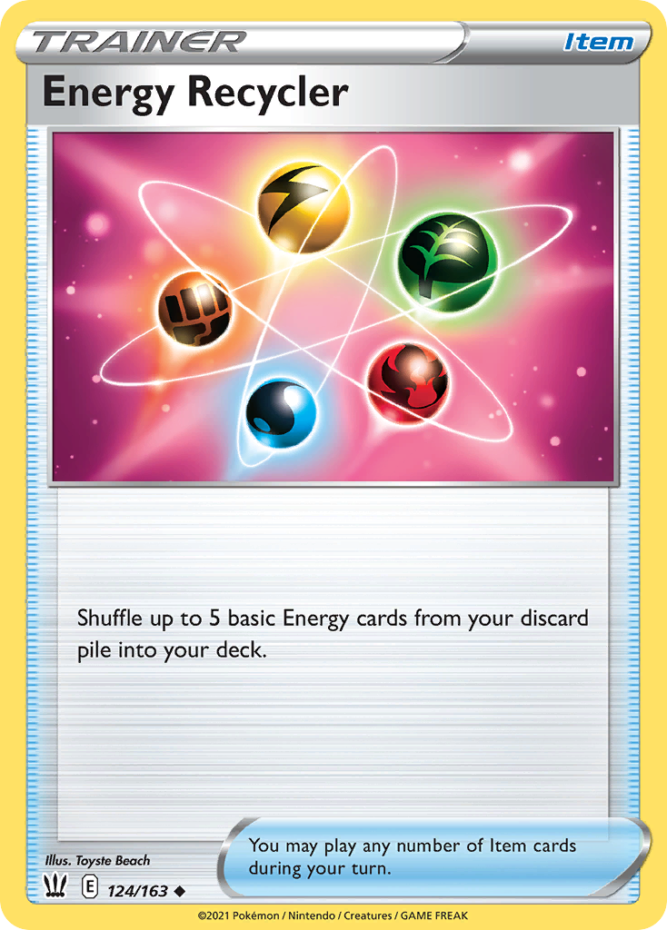 Energy Recycler [SWSH05: Battle Styles] Reverse Holofoil - Deck Out Gaming