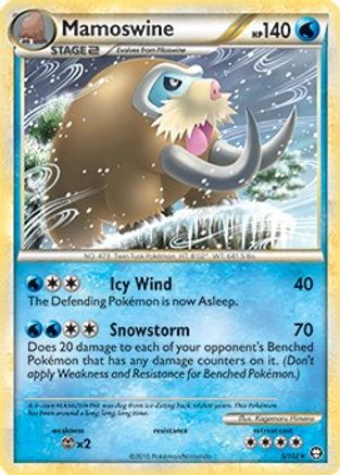 Mamoswine (HGSS Triumphant - Cracked Ice Holo) (5) [Deck Exclusives]