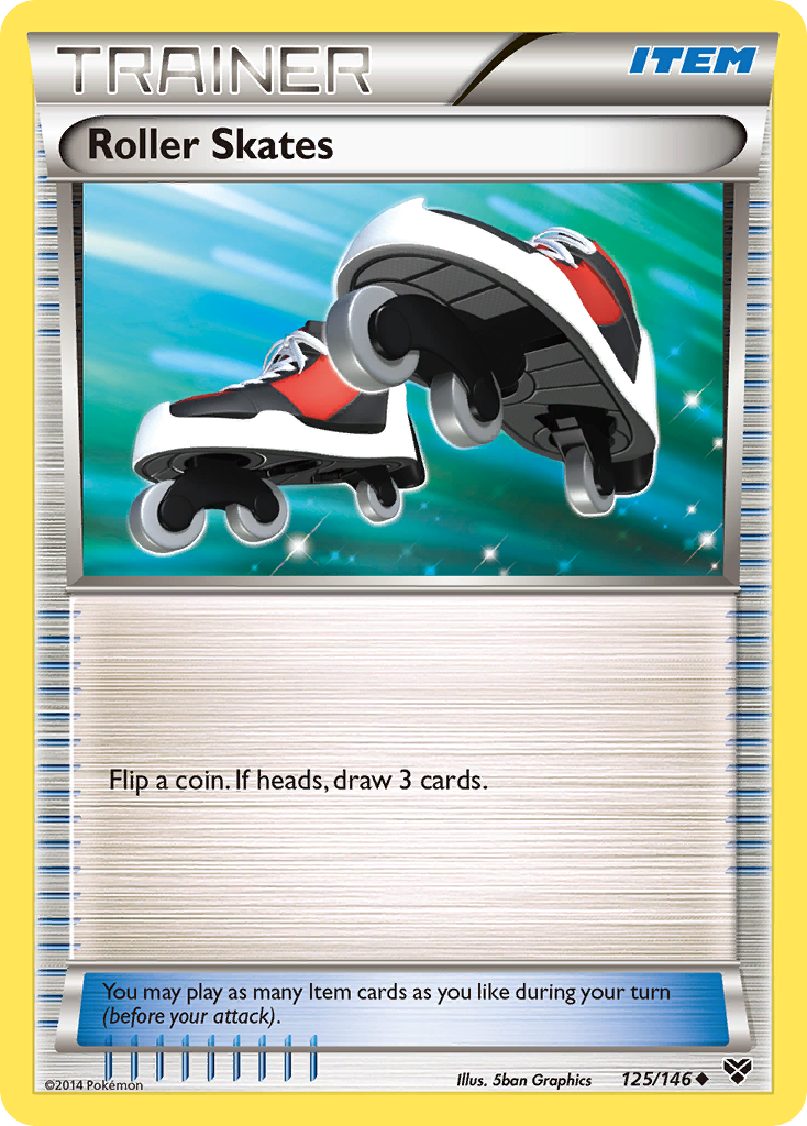 Roller Skates (125) [XY Base Set] Reverse Holofoil - Deck Out Gaming