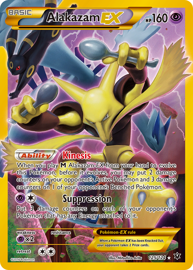 Alakazam EX (Secret) (125) [XY - Fates Collide] - Deck Out Gaming