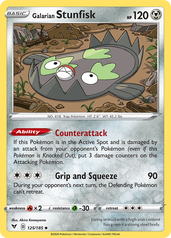 Galarian Stunfisk [SWSH04: Vivid Voltage] - Deck Out Gaming
