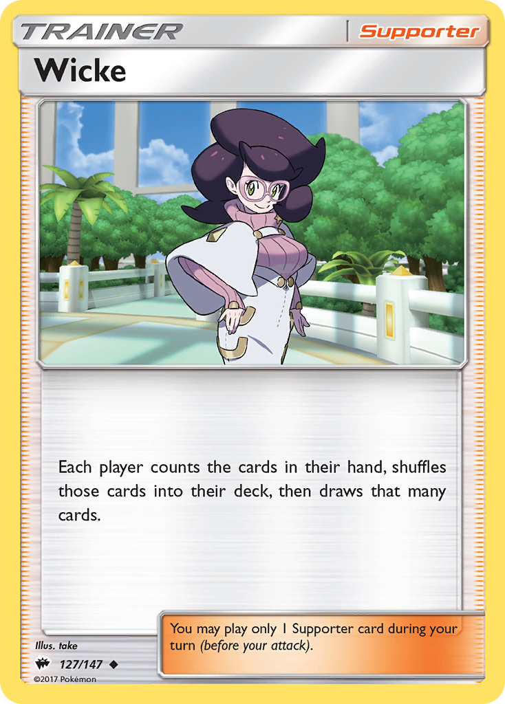 Wicke (127) [SM - Burning Shadows] - Deck Out Gaming