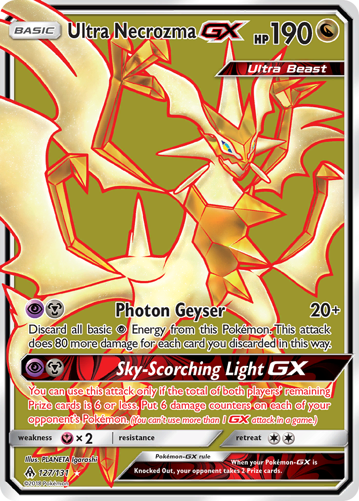 Ultra Necrozma GX (Full Art) (127) [SM - Forbidden Light] - Deck Out Gaming