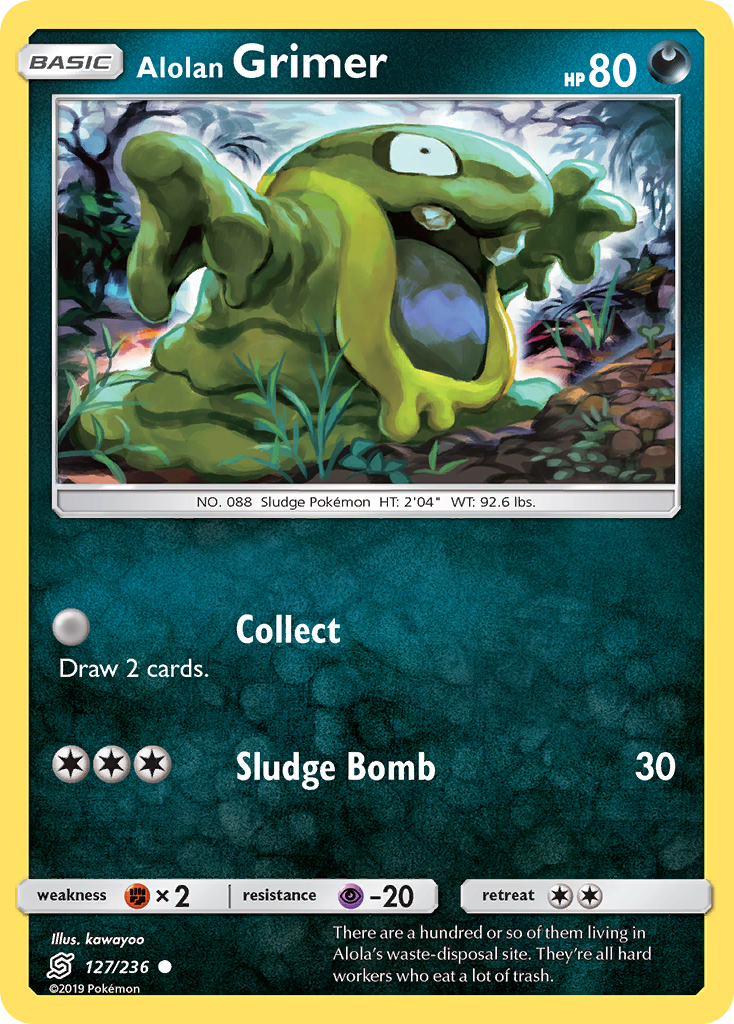 Alolan Grimer (127/236) [Sun & Moon: Unified Minds] Reverse Holofoil - Deck Out Gaming