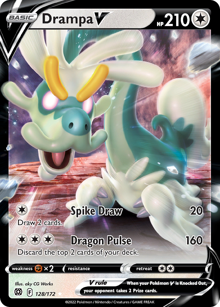 Drampa V (128/172) [Sword & Shield: Brilliant Stars] - Deck Out Gaming