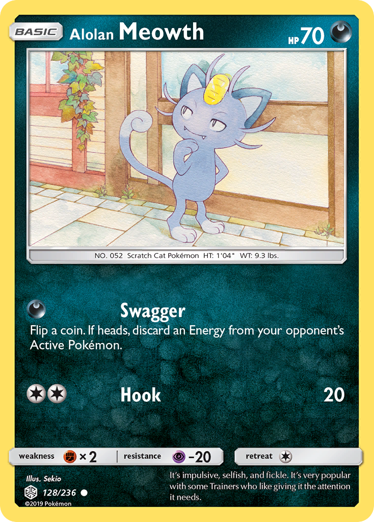 Alolan Meowth (128/236) [SM - Cosmic Eclipse] - Deck Out Gaming