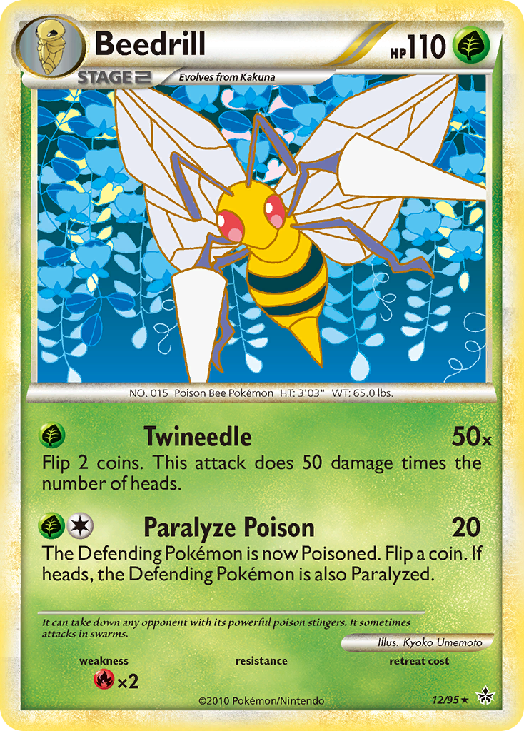 Beedrill (12) [Unleashed] - Deck Out Gaming