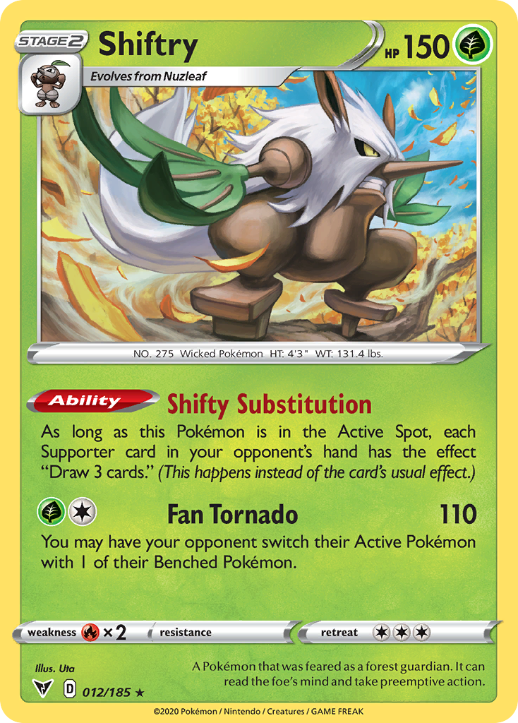 Shiftry [SWSH04: Vivid Voltage] Reverse Holofoil - Deck Out Gaming
