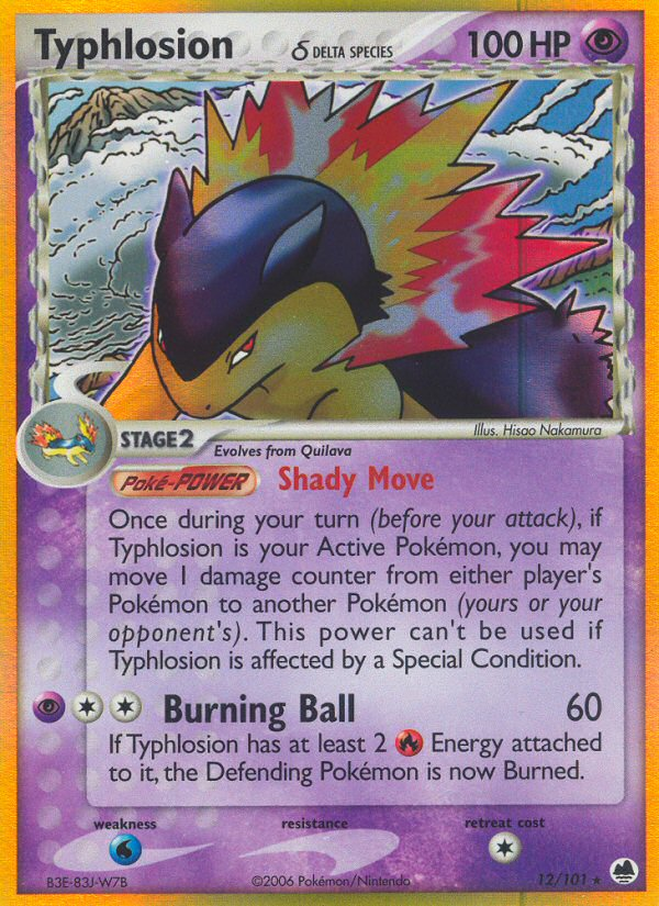 Typhlosion (Delta Species) (12) [Dragon Frontiers] Reverse Holofoil - Deck Out Gaming