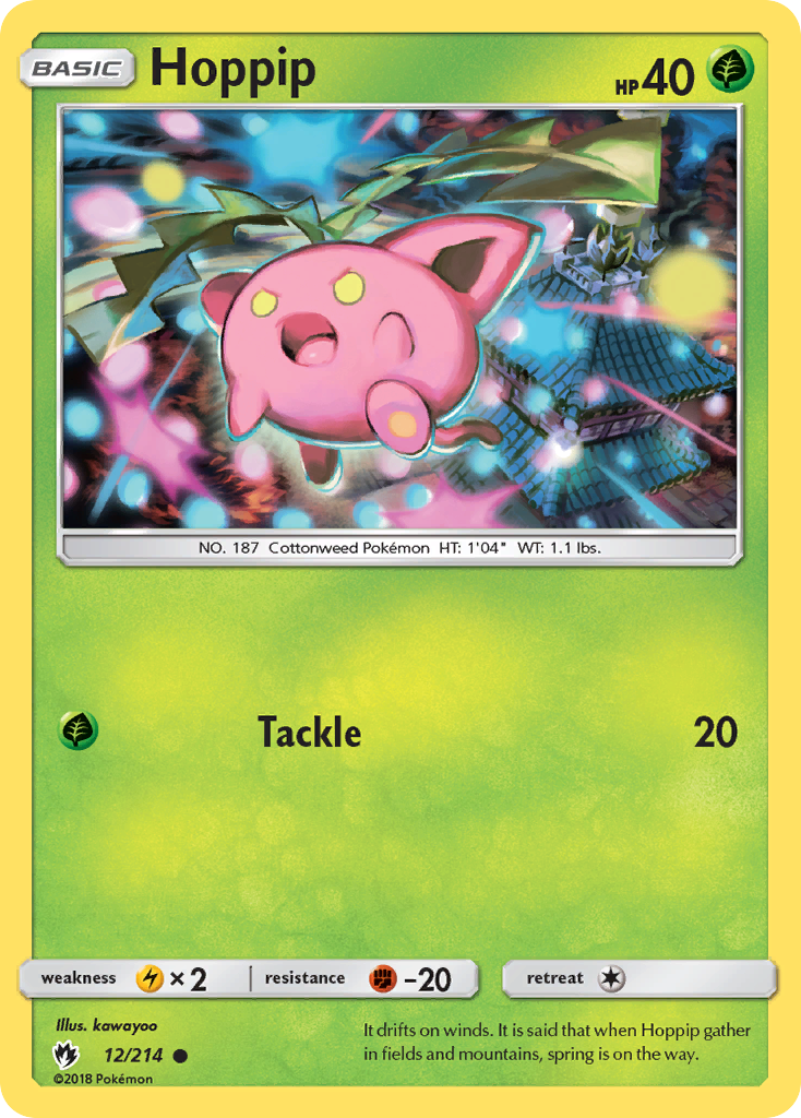 Hoppip (12) (12) [SM - Lost Thunder] Reverse Holofoil - Deck Out Gaming