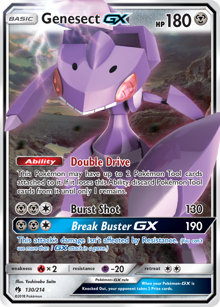 Genesect GX (130) [SM - Lost Thunder]