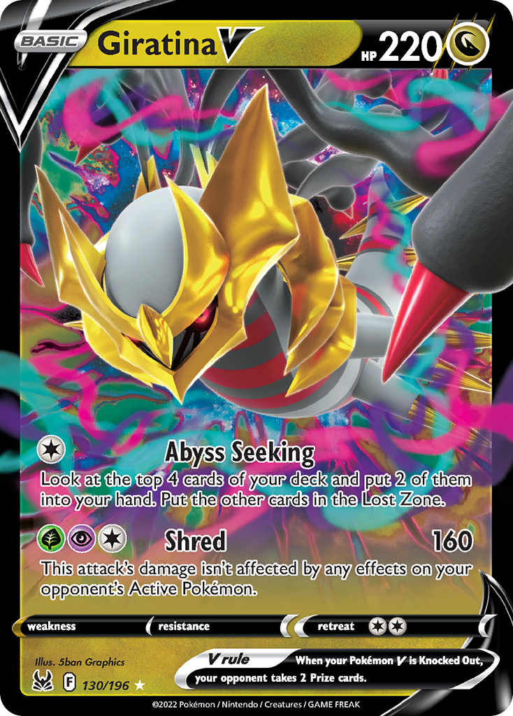 Giratina V (130/196) [Sword & Shield: Lost Origin] - Deck Out Gaming