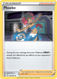Phoebe [SWSH05: Battle Styles] Reverse Holofoil - Deck Out Gaming