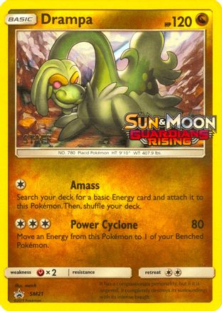 Drampa (Staff Prerelease Promo) [SM Black Star Promos] - Deck Out Gaming