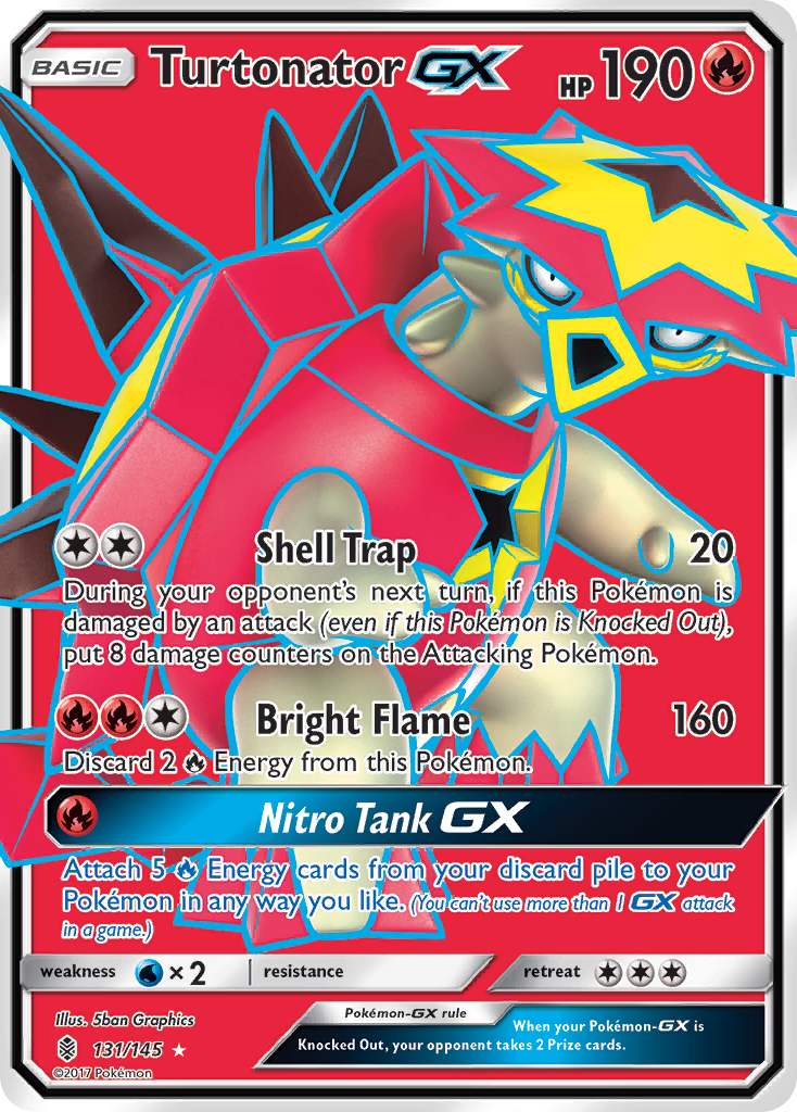 Turtonator GX (Full Art) (131) [SM - Guardians Rising] - Deck Out Gaming