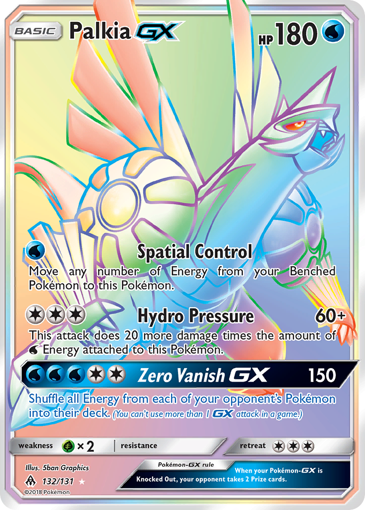 Palkia GX (Secret) (132) [SM - Forbidden Light] - Deck Out Gaming