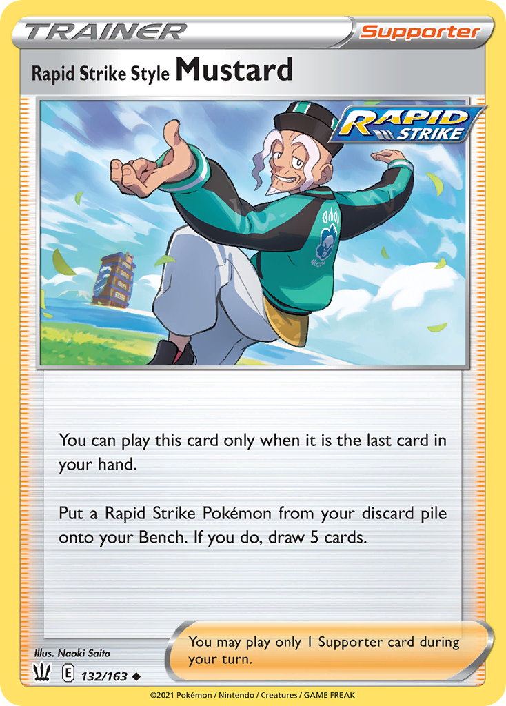 Rapid Strike Style Mustard [SWSH05: Battle Styles] Reverse Holofoil - Deck Out Gaming