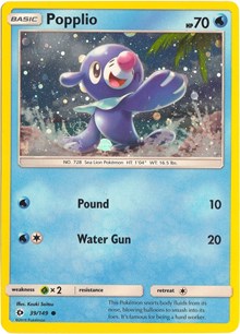 Popplio (Cosmos Holo) (39) [Miscellaneous Cards & Products] - Deck Out Gaming