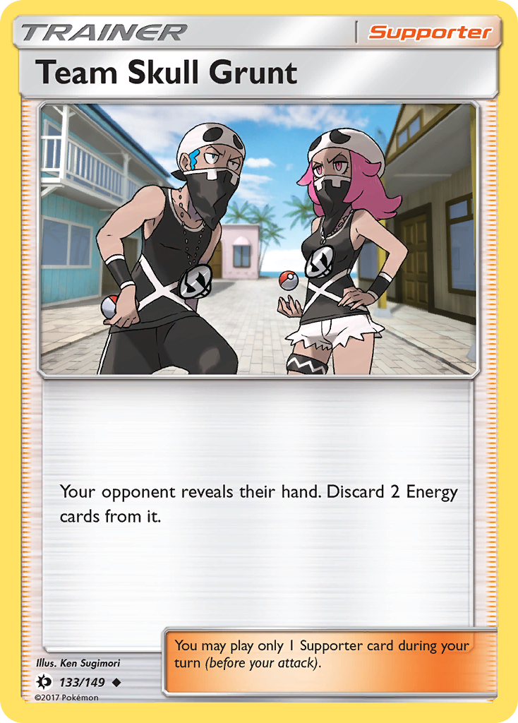 Team Skull Grunt (133) [SM Base Set] Reverse Holofoil - Deck Out Gaming