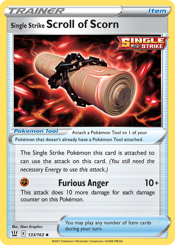Single Strike Scroll of Scorn [SWSH05: Battle Styles] - Deck Out Gaming