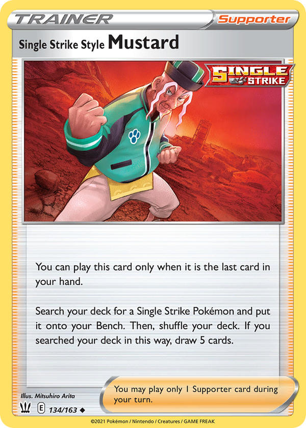Single Strike Style Mustard [SWSH05: Battle Styles] - Deck Out Gaming
