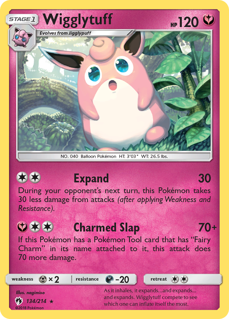 Wigglytuff (134) [SM - Lost Thunder] Reverse Holofoil - Deck Out Gaming