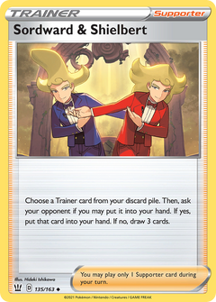 Sordward & Shielbert [SWSH05: Battle Styles] Reverse Holofoil - Deck Out Gaming