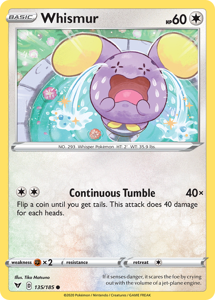 Whismur [SWSH04: Vivid Voltage] Reverse Holofoil - Deck Out Gaming