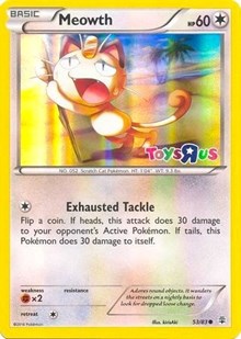 Meowth (Toys R Us Promo) (53) [Miscellaneous Cards & Products]