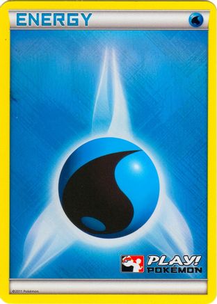 Water Energy (2011 Play Pokemon Promo) [League & Championship Cards]