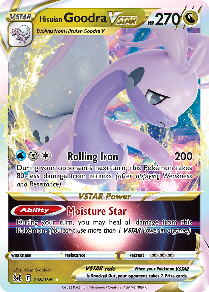 Hisuian Goodra VSTAR (136/196) [Sword & Shield: Lost Origin] - Deck Out Gaming