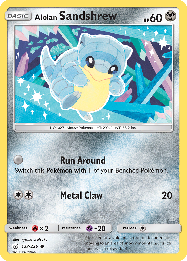 Alolan Sandshrew (137/236) [SM - Cosmic Eclipse] - Deck Out Gaming