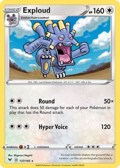 Exploud [SWSH04: Vivid Voltage] Reverse Holofoil - Deck Out Gaming
