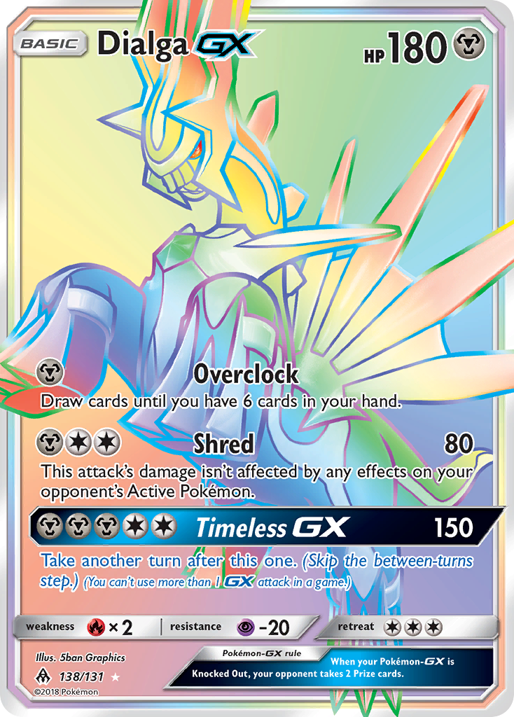 Dialga GX (Secret) (138) [SM - Forbidden Light] - Deck Out Gaming