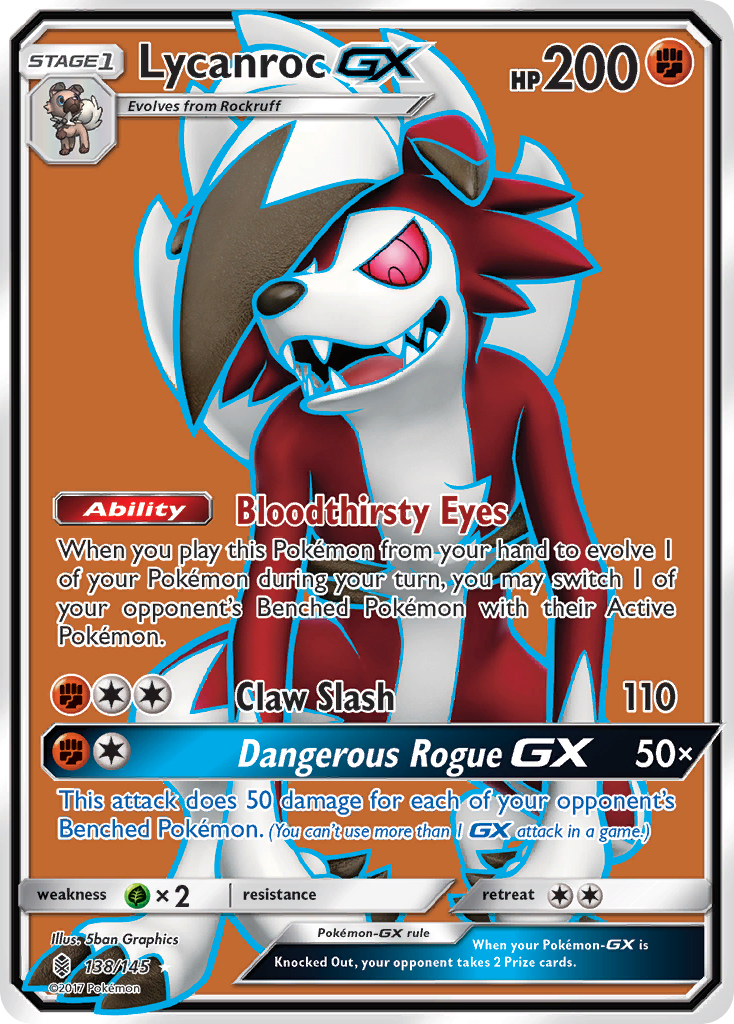 Lycanroc GX (Full Art) (138) [SM - Guardians Rising] - Deck Out Gaming