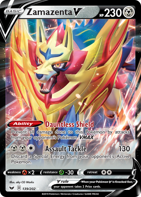 Zamazenta V [SWSH01: Sword & Shield Base Set] - Deck Out Gaming