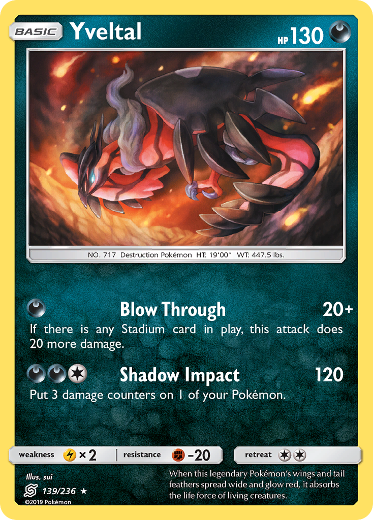 Yveltal (139/236) [Sun & Moon: Unified Minds] - Deck Out Gaming