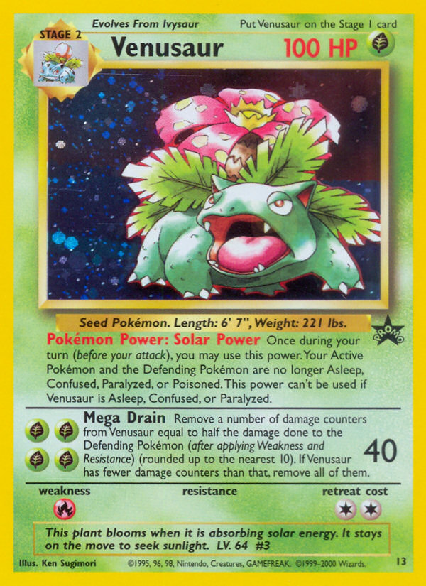 Venusaur (13) [WoTC Promo] - Deck Out Gaming