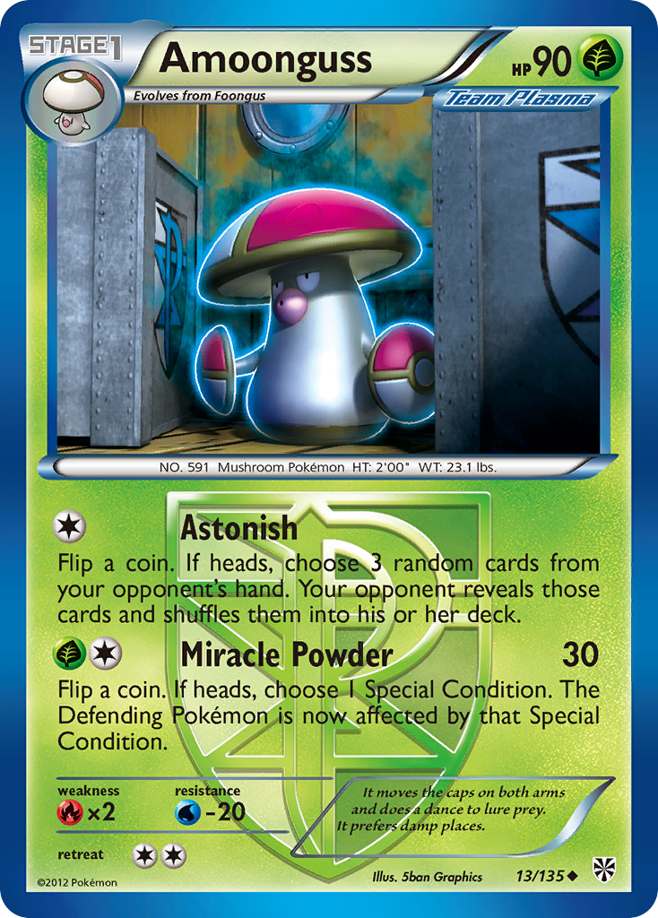 Amoonguss (Team Plasma) (13) [Plasma Storm] Reverse Holofoil - Deck Out Gaming