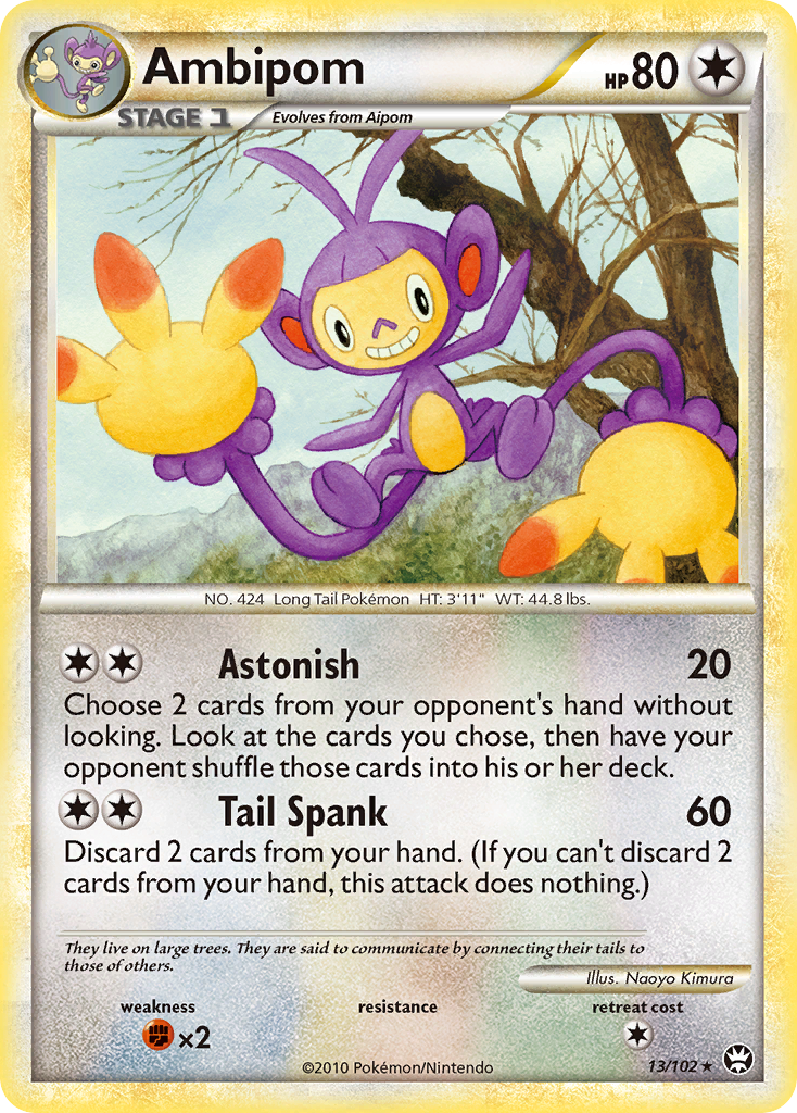 Ambipom (13) [Triumphant] Reverse Holofoil - Deck Out Gaming