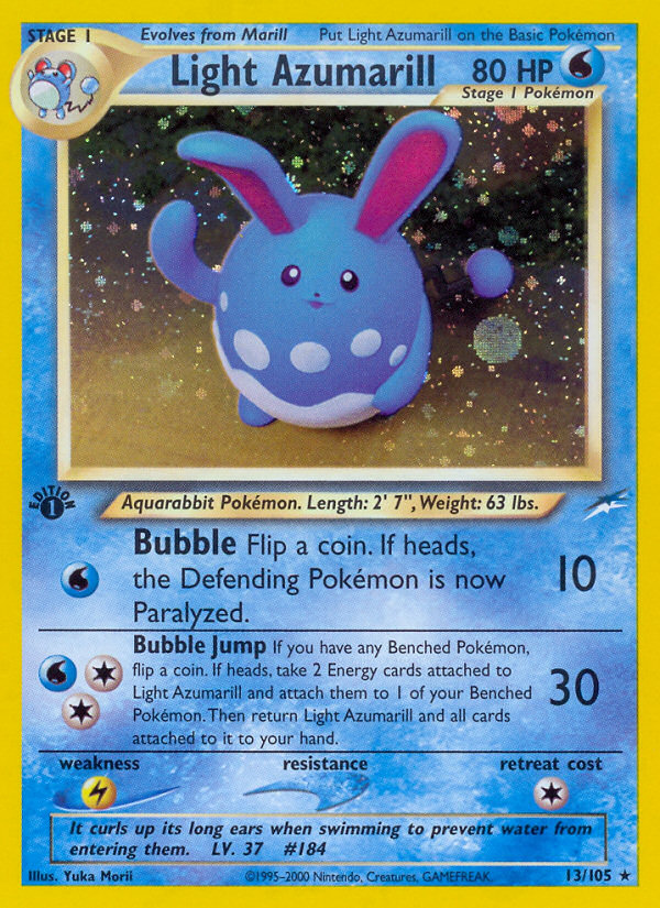 Light Azumarill (13) [Neo Destiny] - Deck Out Gaming