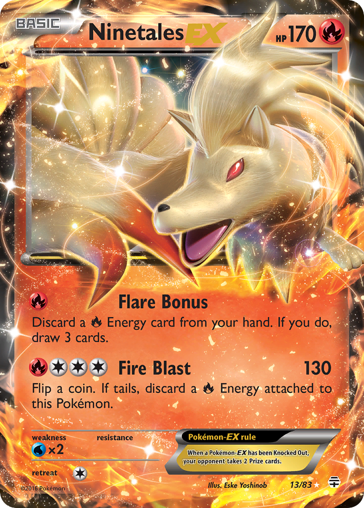 Ninetales EX (13) [Generations] - Deck Out Gaming