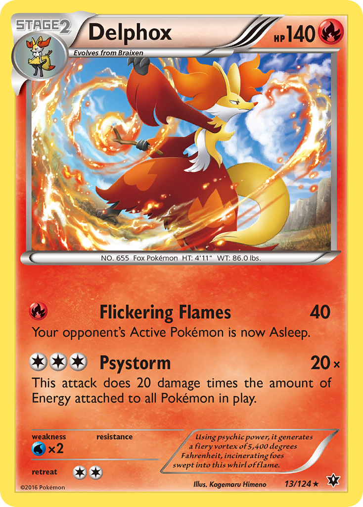 Delphox (13) [XY - Fates Collide] - Deck Out Gaming