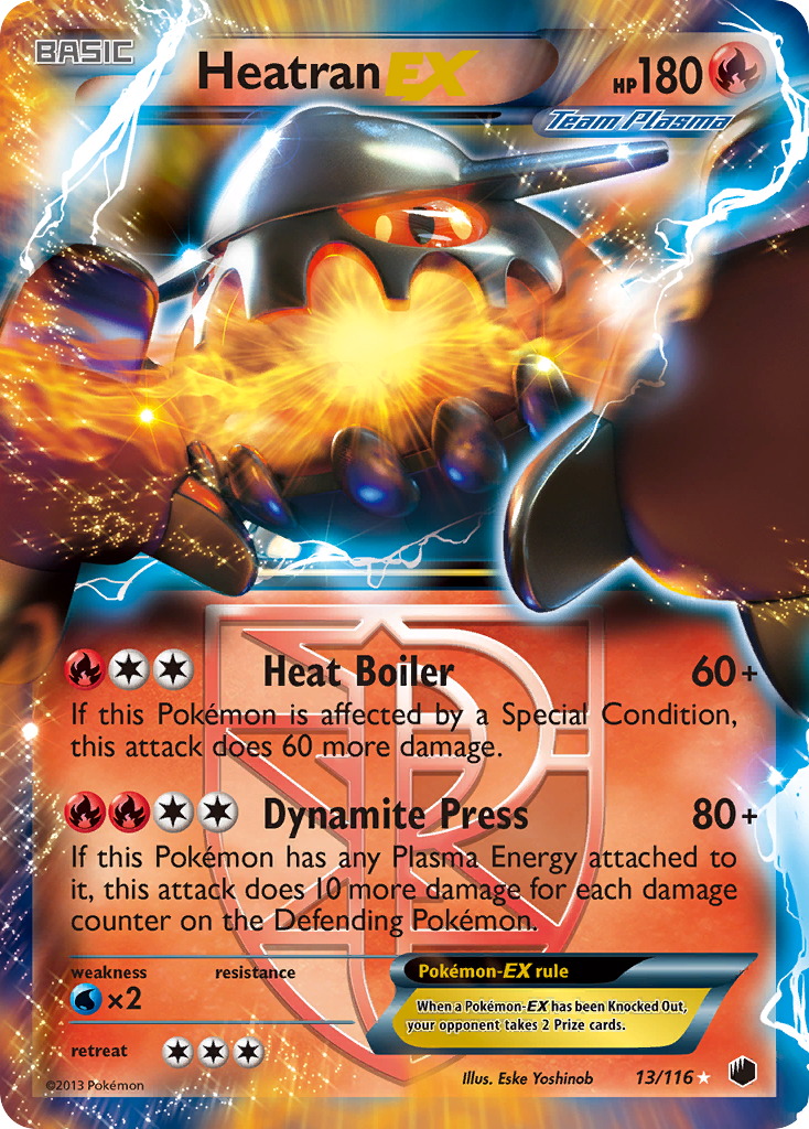 Heatran EX (Team Plasma) (13) [Plasma Freeze] - Deck Out Gaming