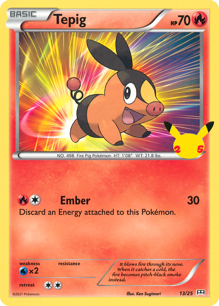 Tepig [McDonald's 25th Anniversary Promos] Holofoil - Deck Out Gaming