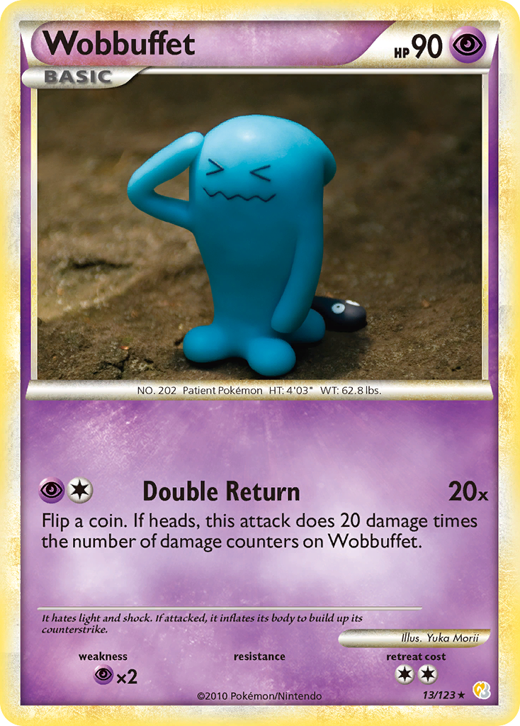 Wobbuffet (13) [HeartGold SoulSilver] Reverse Holofoil - Deck Out Gaming