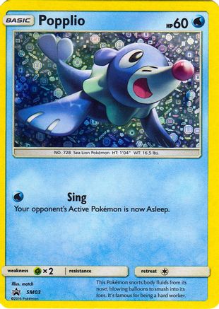 Popplio (General Mills Promo) [SM Black Star Promos] - Deck Out Gaming